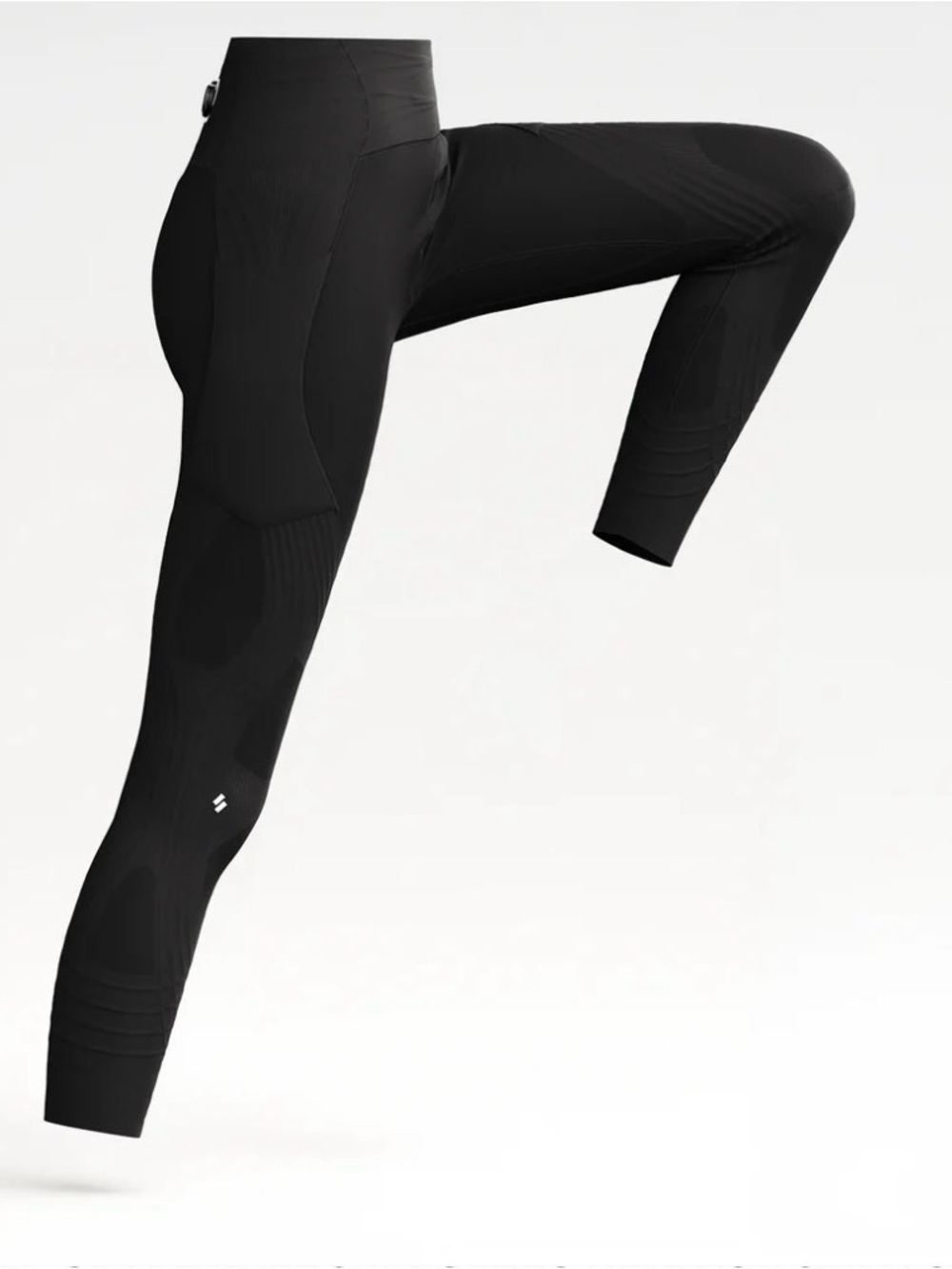 Stoko High-Waist Black Support/Brace Cable Reinforced Leggings
